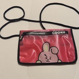 BTS BT21 TP Pink Crossbody Cooky Bag-